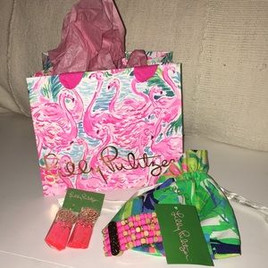 Lilly Pulitzer Earrings & Bracelet